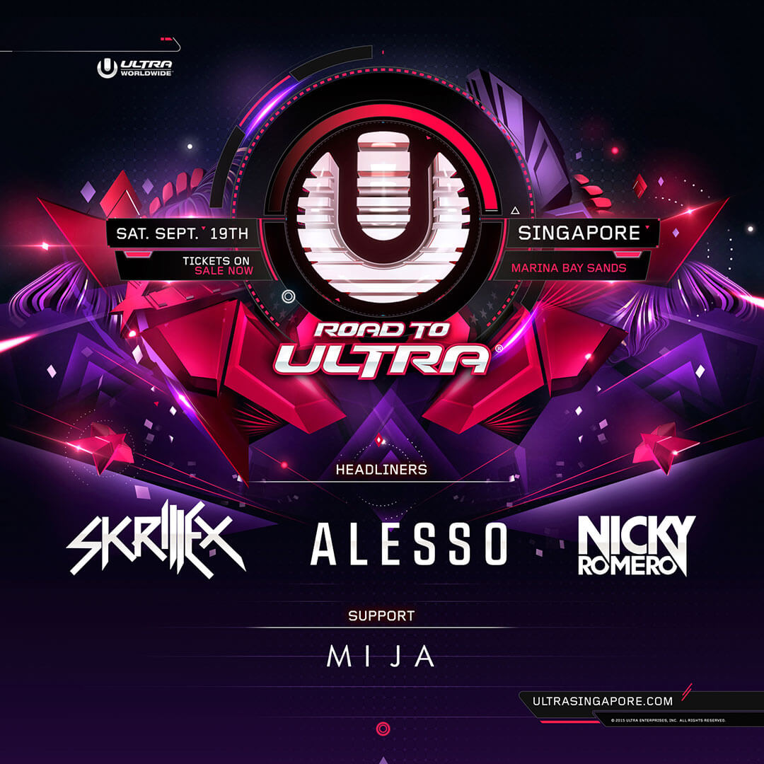 Road To Ultra Singapore Reveals Phase One Lineup Ultra Music