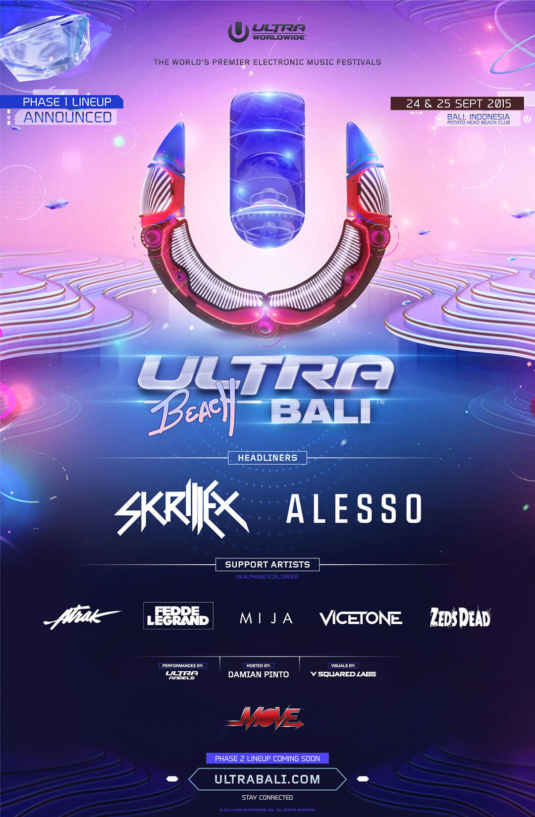 Ultra Bali Drops Massive Phase One Lineup Ultra Music Festival