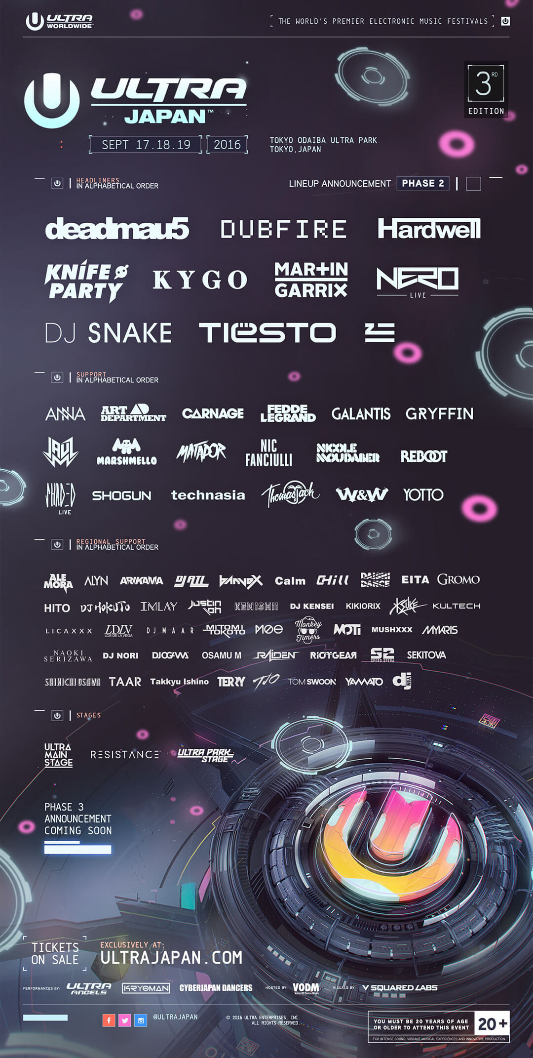 ULTRA Japan Announces Phase Two Lineup - Ultra Worldwide