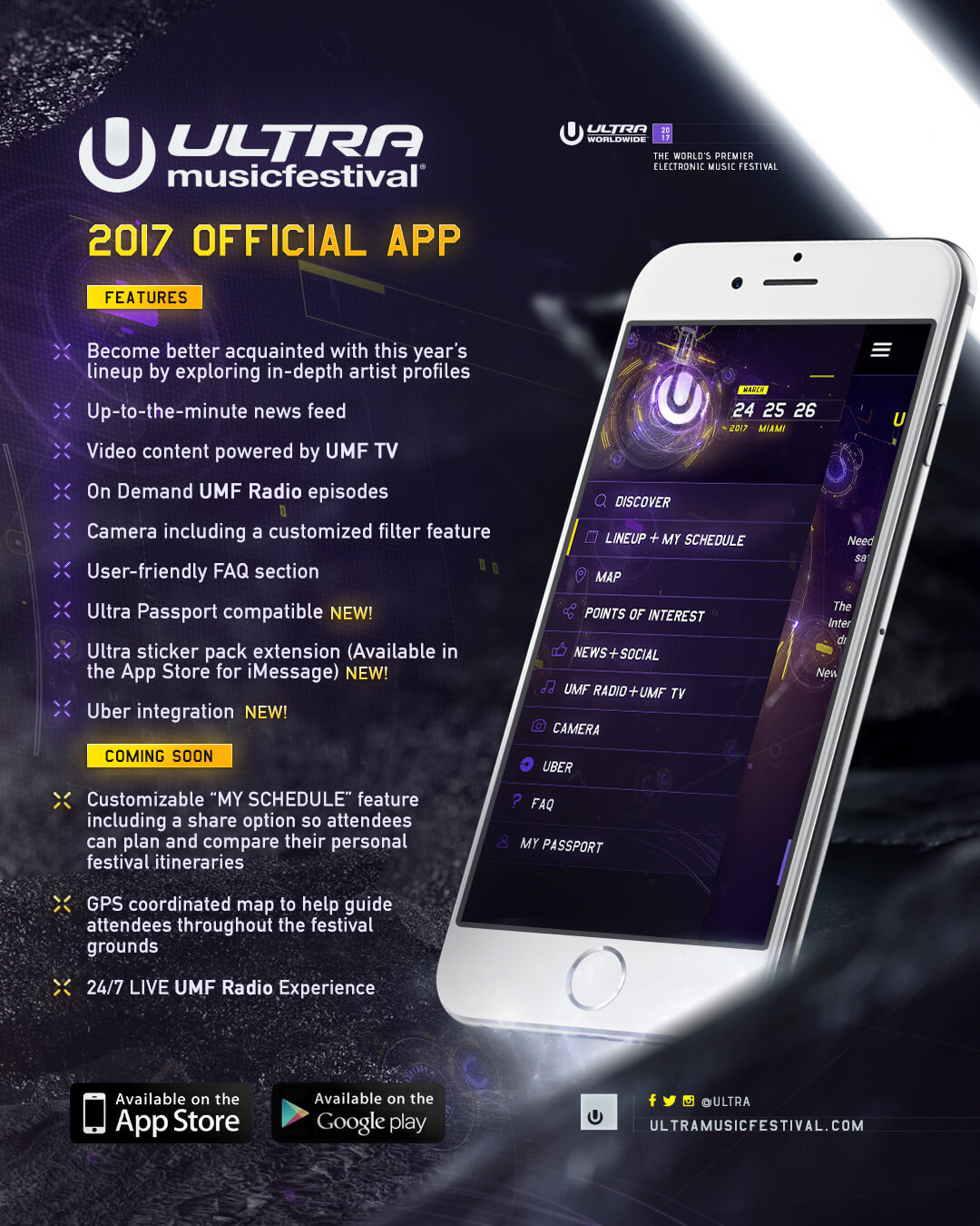 ULTRA Releases 2017 Mobile App for iOS and Android - Ultra Music Festival