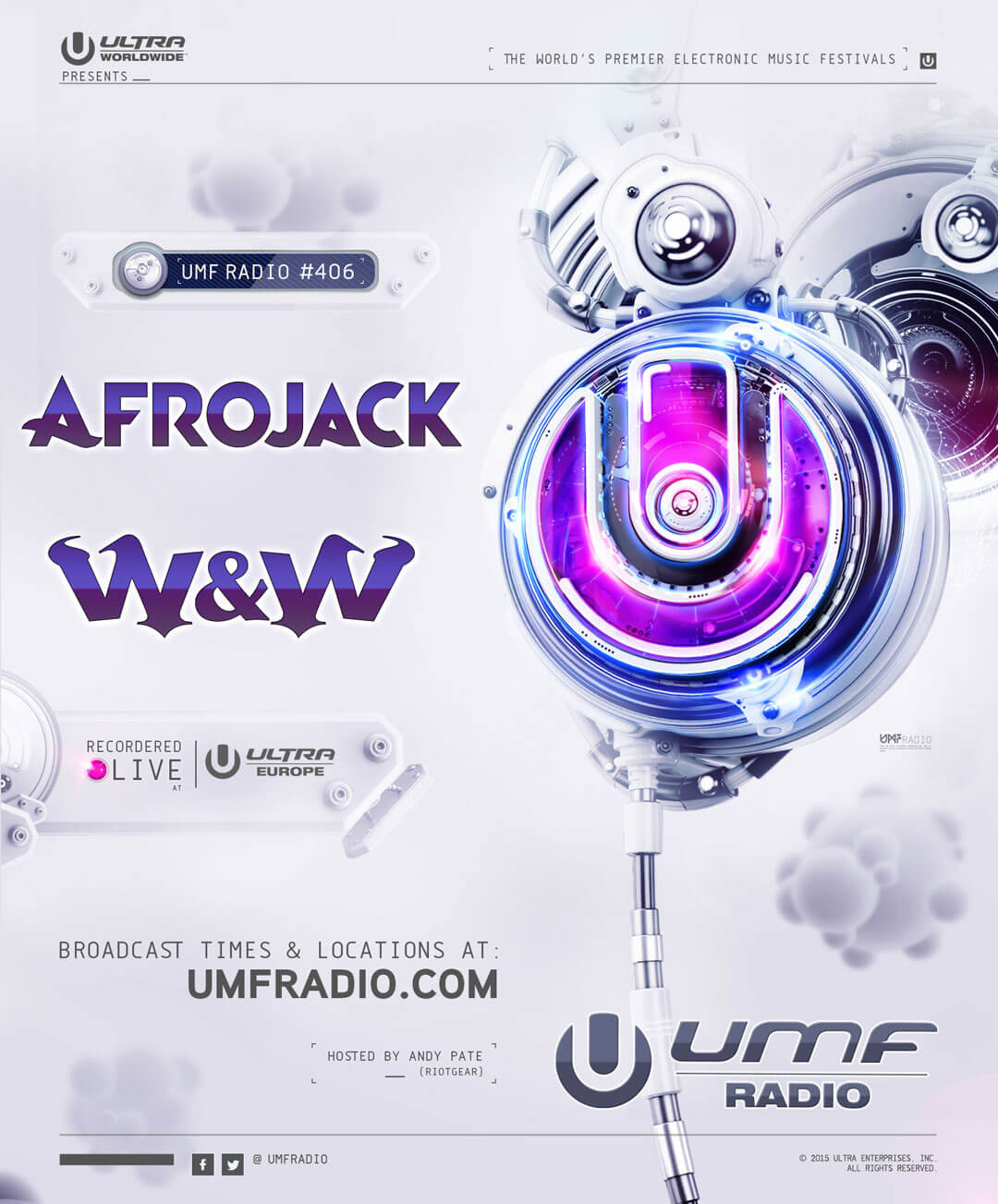 UMF Radio #406 to Feature Afrojack and W&W LIVE from Ultra Europe! - Ultra  Europe