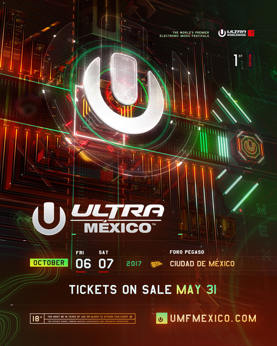 Ultra Worldwide Expands To Mexico Ultra Music Festival