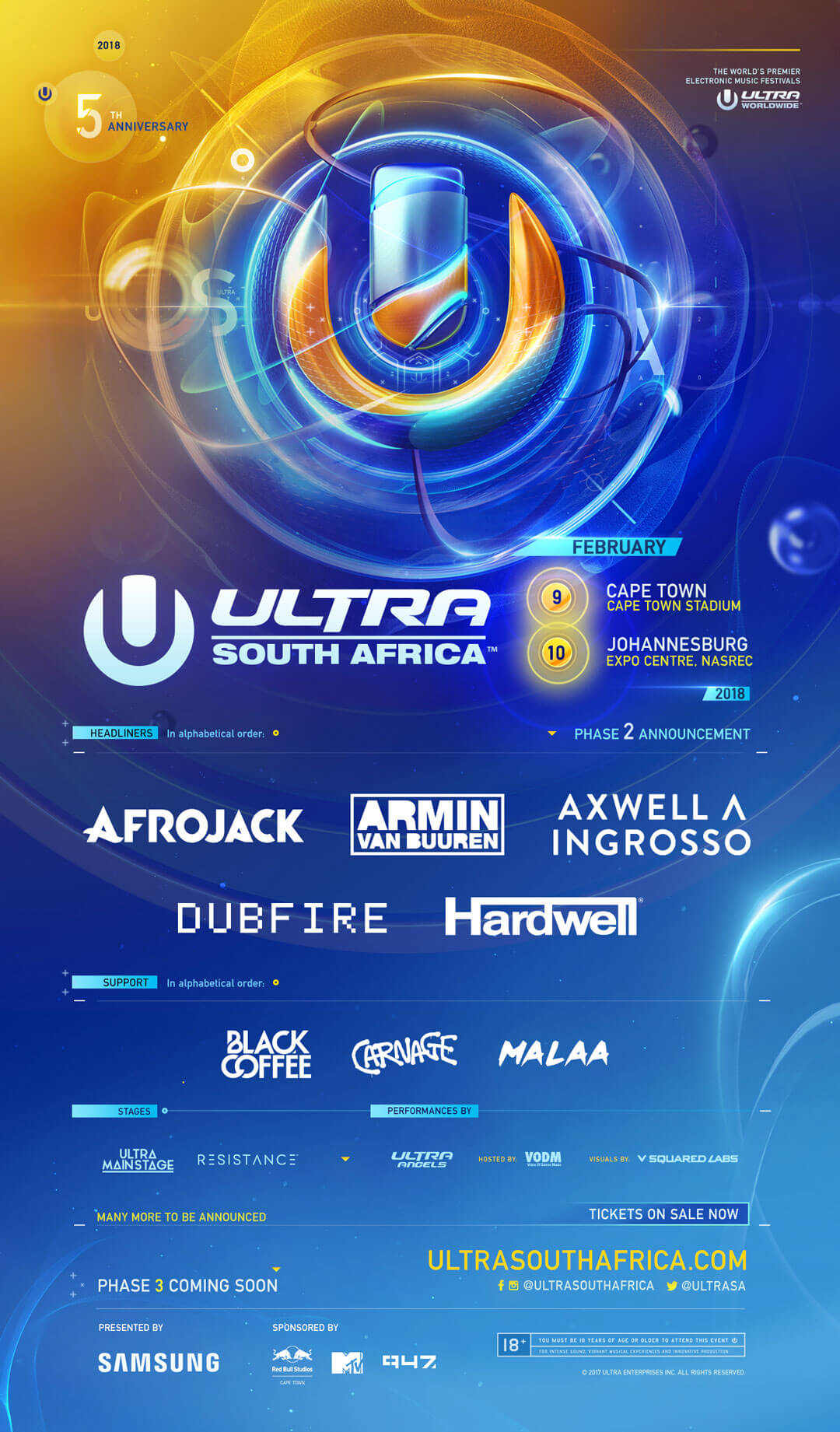 Ultra South Africa Lineup 2018