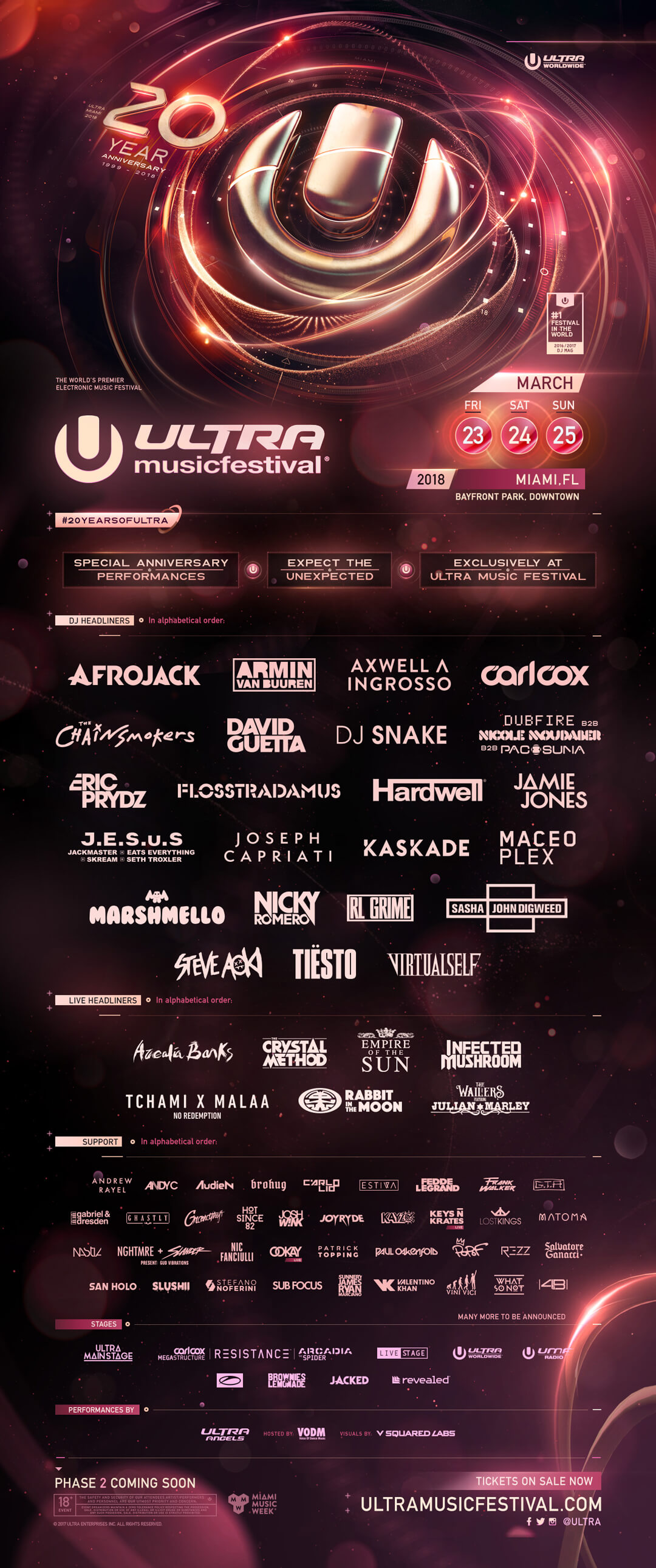 ULTRA Music Festival's Twentieth Anniversary Road to Ultra Colombia