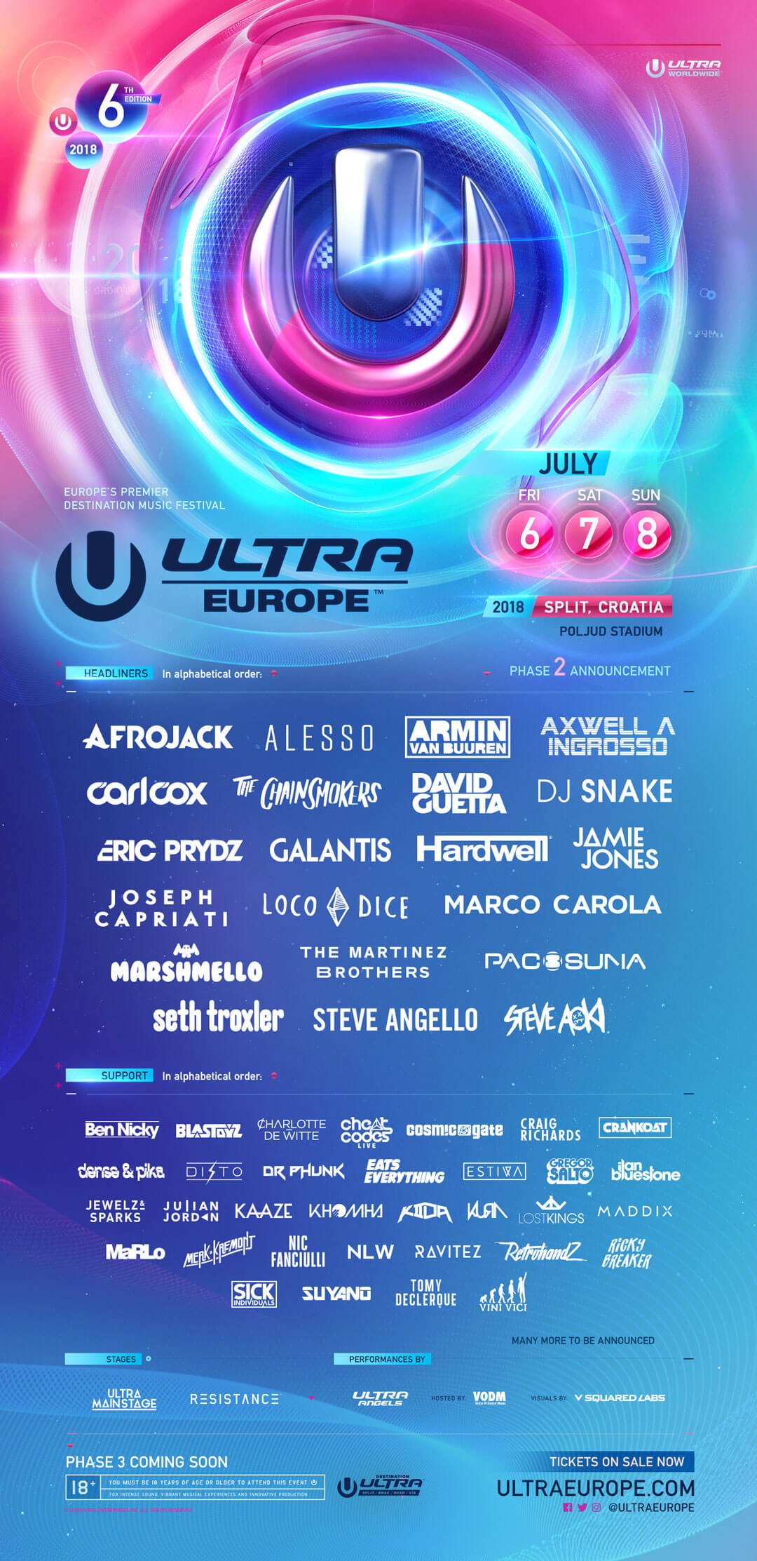 ULTRA EUROPE Announces Phase Two Lineup Ultra Abu Dhabi