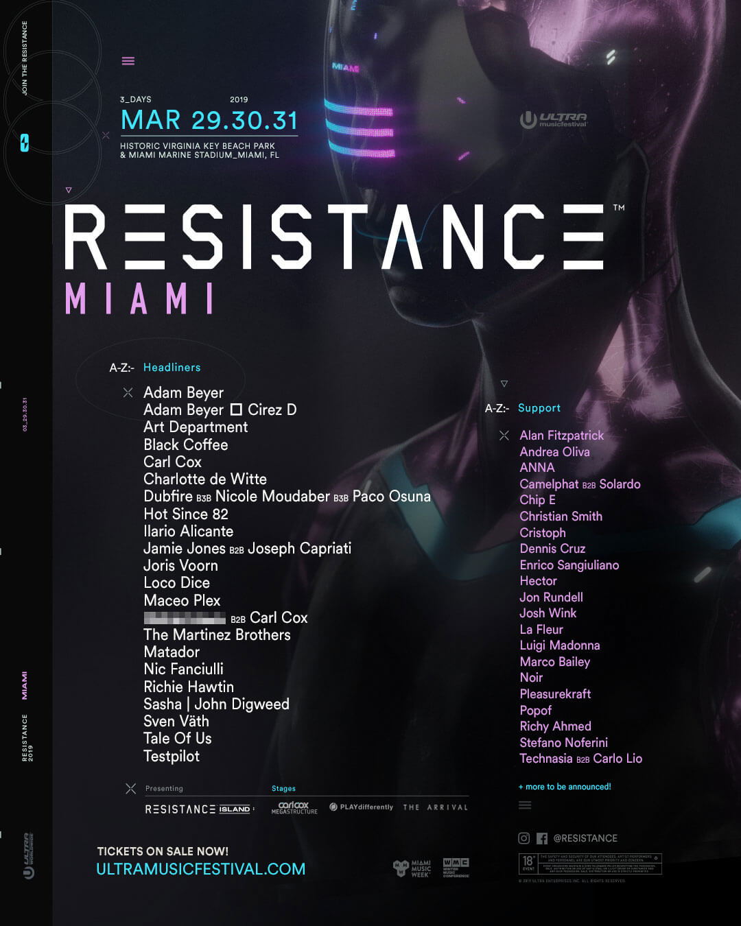 RESISTANCE to Return to Miami Taking Over its Own Island Ultra Music