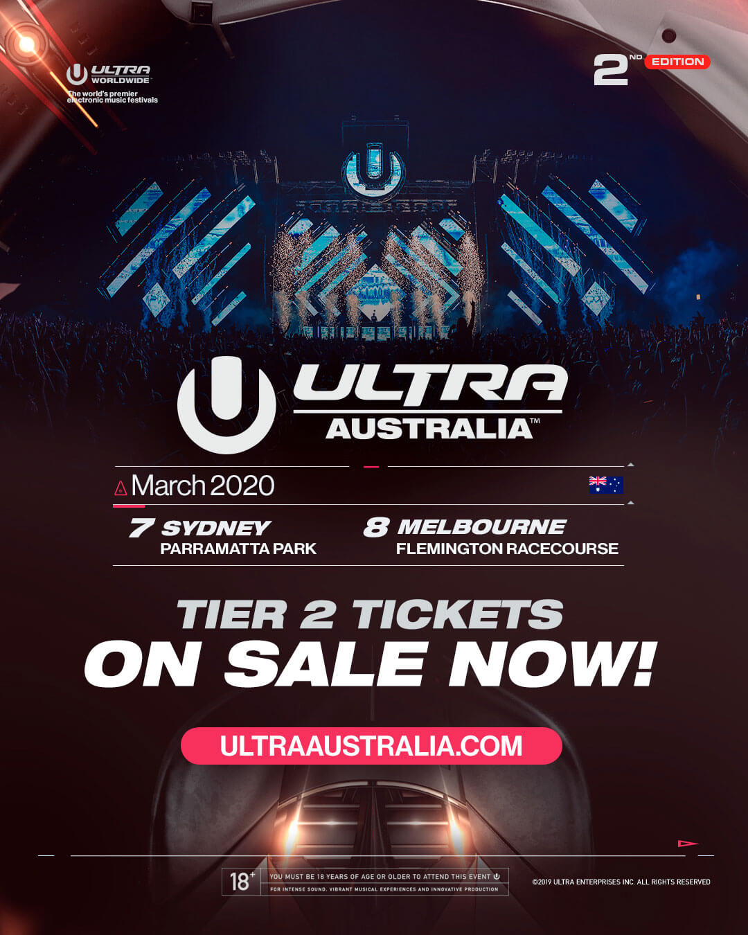 Tickets for ULTRA Australia 2020 are on sale now!