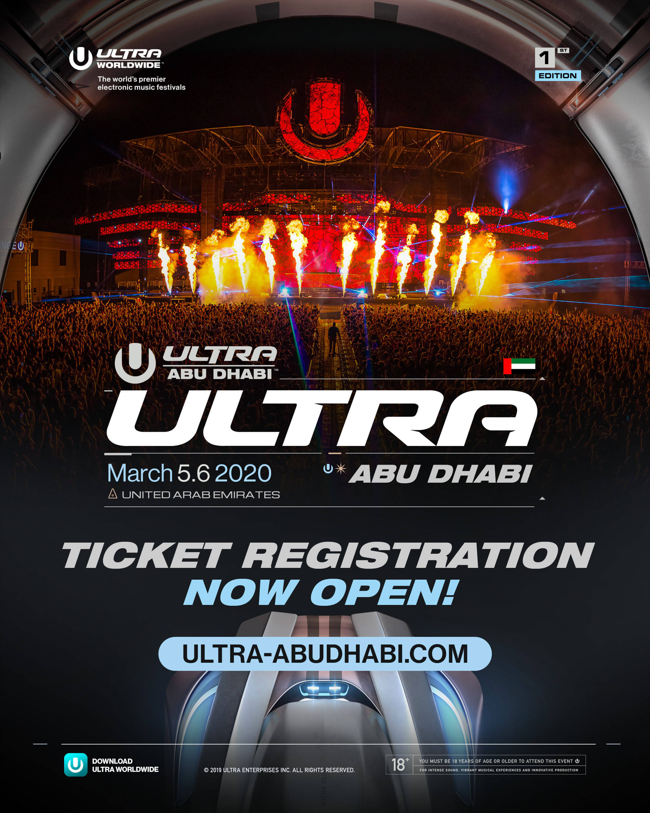 ULTRA Abu Dhabi Opens Ticket Registration Ultra Korea 2024년 6월 7일, 8일, 9일