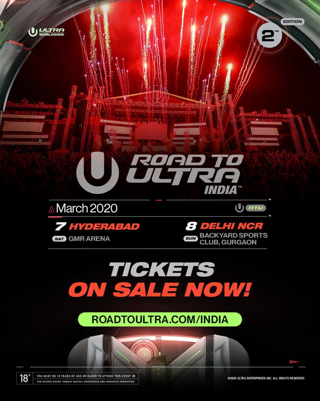 Tickets india. Road to Ultra: India.