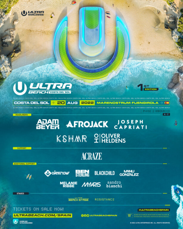 Ultra Records celebrates the inaugural ULTRA Beach Costa del Sol with