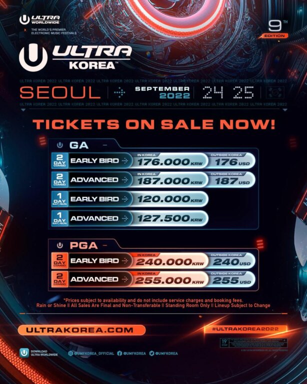 Ultra Korea Announces Phase 1 Lineup Ultra Australia April 12 And 13 2024